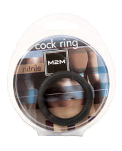 Load image into Gallery viewer, M2m 1.25" Nitrile Cock Ring - Black