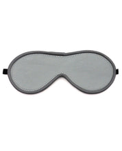 Load image into Gallery viewer, Heart 2 Heart Leather Blindfold W-suede Lining - Grey