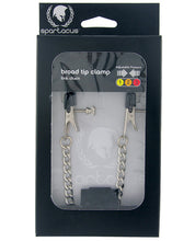 Load image into Gallery viewer, Spartacus Adjustable Broad Tip Nipple Clamps W-link Chain
