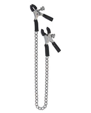 Load image into Gallery viewer, Spartacus Adjustable Micro Plier Nipple Clamps W-link Chain