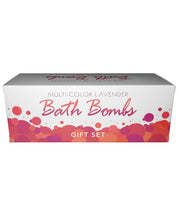 Load image into Gallery viewer, Multi Color Bath Bombs - Lavender Pack Of 3
