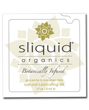 Load image into Gallery viewer, Sliquid Organics Silk Lubricant - .17 Oz Pillow