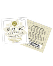Load image into Gallery viewer, Sliquid Organics Silk Lubricant - .17 Oz Pillow