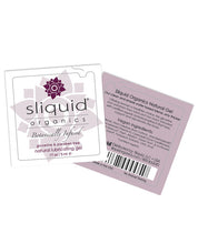 Load image into Gallery viewer, Sliquid Organics Natural Lubricating Gel - .17 Oz Pillow