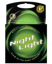 Load image into Gallery viewer, Night Light Glow In The Dark Condom - Box Of 3