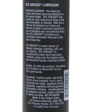 Load image into Gallery viewer, Sex Grease - 8 Oz Bottle