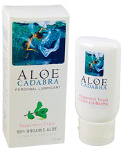 Load image into Gallery viewer, Aloe Cadabra Organic Lubricant - 2.5 Oz Peppermint Tingle
