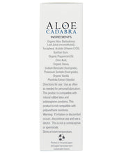 Load image into Gallery viewer, Aloe Cadabra Organic Lubricant - 2.5 Oz Peppermint Tingle