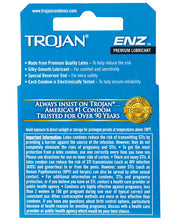 Load image into Gallery viewer, Trojan Enz Lubricated Condoms - Box Of 3