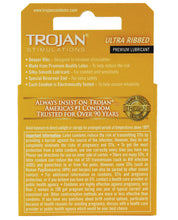 Load image into Gallery viewer, Trojan Ribbed Condoms - Box Of 3