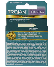 Load image into Gallery viewer, Trojan Ultra Thin Lubricated Condoms - Box Of 3