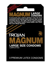 Load image into Gallery viewer, Trojan Magnum Condoms - Box Of 3