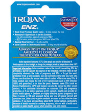 Load image into Gallery viewer, Trojan Enz Spermicidal Lubricated Condoms - Box Of 3