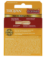 Load image into Gallery viewer, Trojan Ultra Ribbed Ecstasy Condoms - Box Of 3