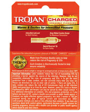Load image into Gallery viewer, Trojan Intensified Charged Condoms - Box Of 3