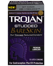 Load image into Gallery viewer, Trojan Studded Bareskin Condoms - Box Of 10