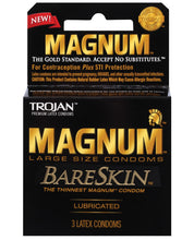 Load image into Gallery viewer, Trojan Magnum Bareskin Condoms - Pack Of 3