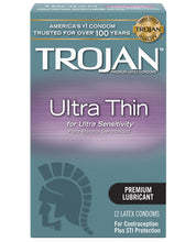 Load image into Gallery viewer, Trojan Ultra Thin Condoms - Box Of 12