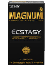 Load image into Gallery viewer, Trojan Magnum Ecstasy Condoms - Box Of 10