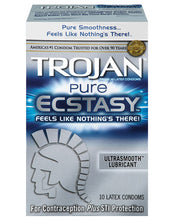Load image into Gallery viewer, Trojan Pure Ecstasy Condoms - Box Of 10