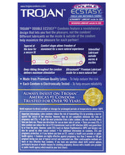 Load image into Gallery viewer, Trojan Double Ecstasy Condoms - Box Of 10