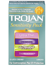 Load image into Gallery viewer, Trojan Sensitivity Pack Condoms - Box Of 10