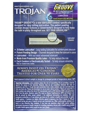 Load image into Gallery viewer, Trojan Groove Lubricated Condoms - Box Of 10