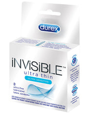 Load image into Gallery viewer, Durex Invisible Ulta Thin Condom - Box Of 3