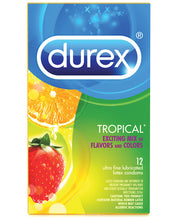 Load image into Gallery viewer, Durex Tropical Color &amp; Scents Condoms  - Box Of 12