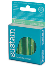 Load image into Gallery viewer, Sustain Condoms Ultra Thin - Pack Of 3