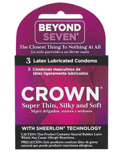 Load image into Gallery viewer, Crown Lubricated Condoms - Box Of 3