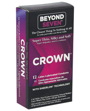 Load image into Gallery viewer, Crown Lubricated Condoms - Box Of 12
