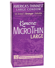 Load image into Gallery viewer, Kimono Micro Thin Large Condom - Box Of 12