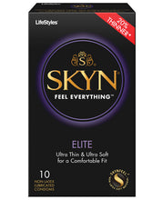 Load image into Gallery viewer, Lifestyles Skyn Elite Ultra Thin Condoms - Pack Of 10