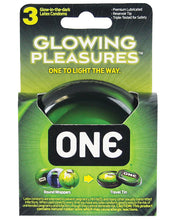 Load image into Gallery viewer, One Glowing Pleasures Condoms - Box Of 3