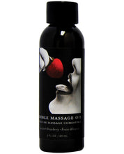 Load image into Gallery viewer, Earthly Body Edible Massage Oil - 2 Oz Strawberry