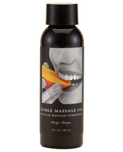 Load image into Gallery viewer, Earthly Body Edible Massage Oil - 2 Oz Mango