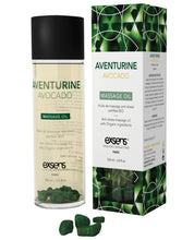 Load image into Gallery viewer, Exsens Of Paris Organic Massage Oil W-stones - Aventurine Avocado