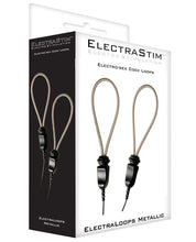 Load image into Gallery viewer, Electrastim Accessory - Metallic Adjustable Cock Loops