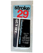 Load image into Gallery viewer, Stroke 29 Masturbation Cream - .25 Oz Foil Bag Of 50