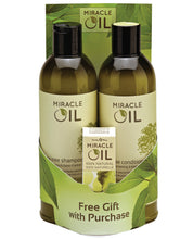 Load image into Gallery viewer, Earthly Body Miracle Oil Shampoo &amp; Conditioner Pack W-free Gift
