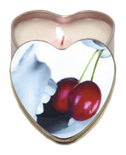 Load image into Gallery viewer, Earthly Body Suntouched Hemp Edible Candle - 4.7 Oz Heart Tin Cherry