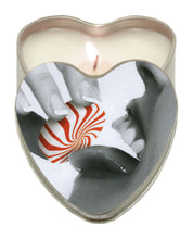 Load image into Gallery viewer, Earthly Body Suntouched Hemp Edible Candle - 4.7 Oz Heart Tin Mint