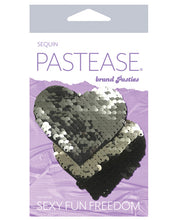 Load image into Gallery viewer, Pastease Color Changing Flip Sequins Heart - Slate-black O-s