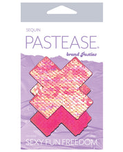 Load image into Gallery viewer, Pastease Color Changing Flip Sequins Cross - Pink O-s