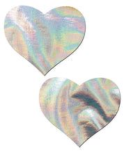 Load image into Gallery viewer, Pastease Hologram Heart - Silver O-s