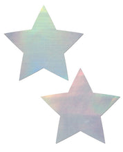 Load image into Gallery viewer, Pastease Hologram Star - Silver O-s