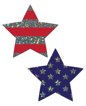 Load image into Gallery viewer, Pastease Glitter Patriotic Star - Red-blue O-s