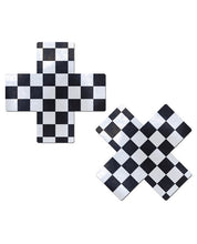 Load image into Gallery viewer, Pastease Checker Cross - Black-white O-s