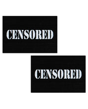 Load image into Gallery viewer, Pastease Censored Pastie - Black-white O-s